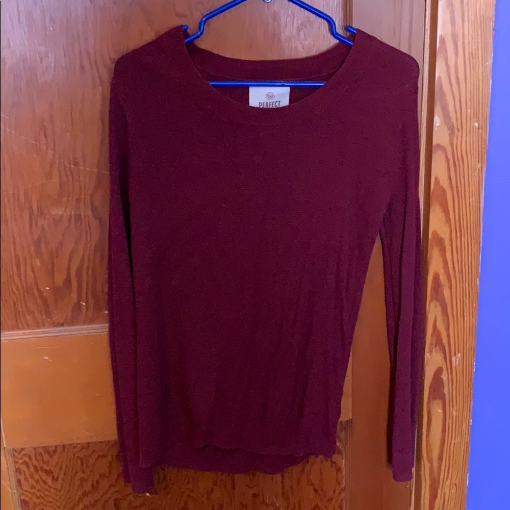 Maroon Sweater